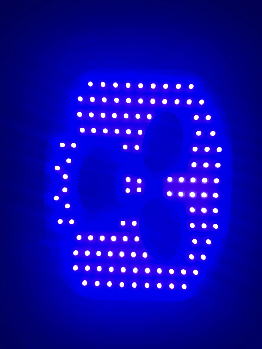Red light vs near-infrared vs blue light therapy comparison guide showing LED wavelength differences