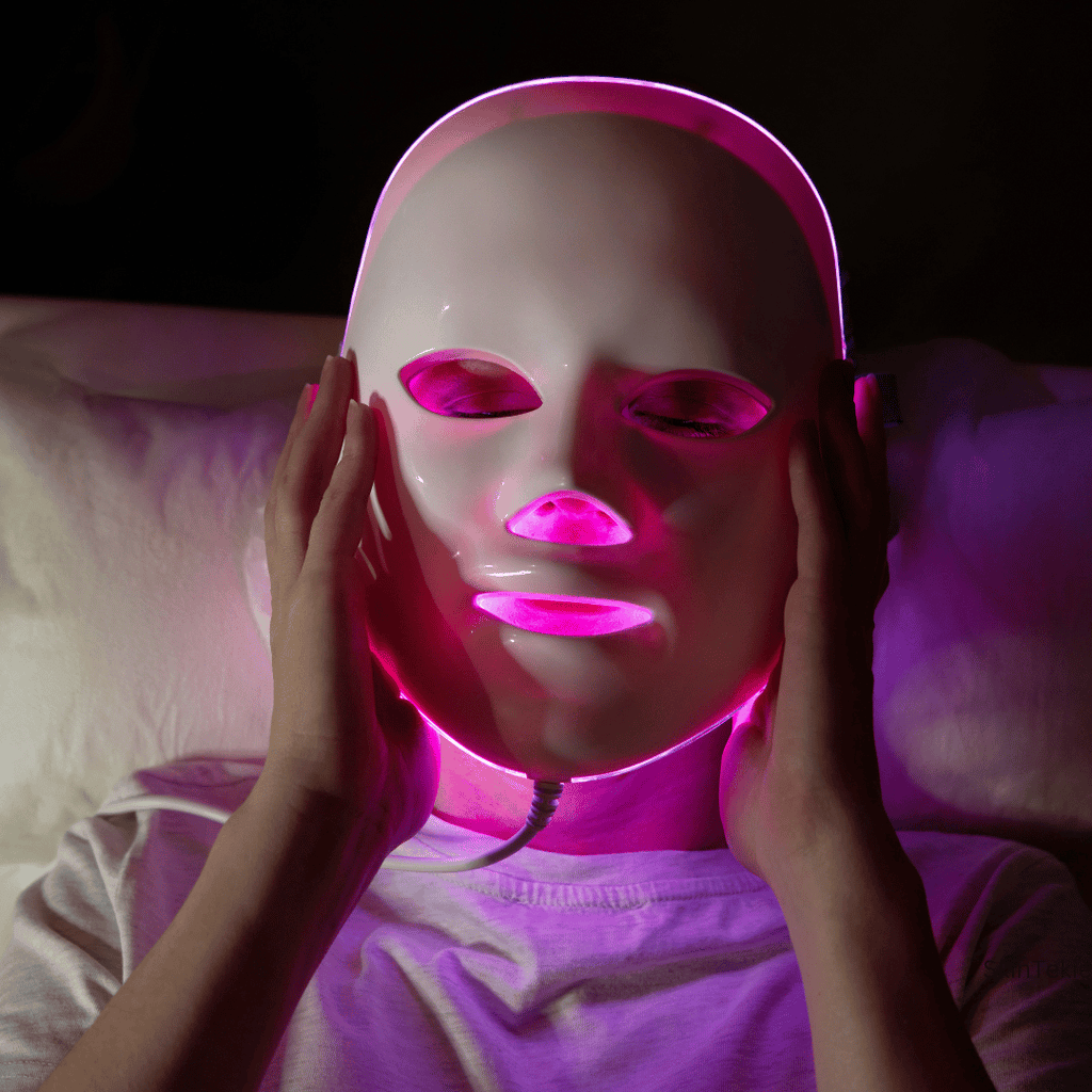 LED light therapy for skin