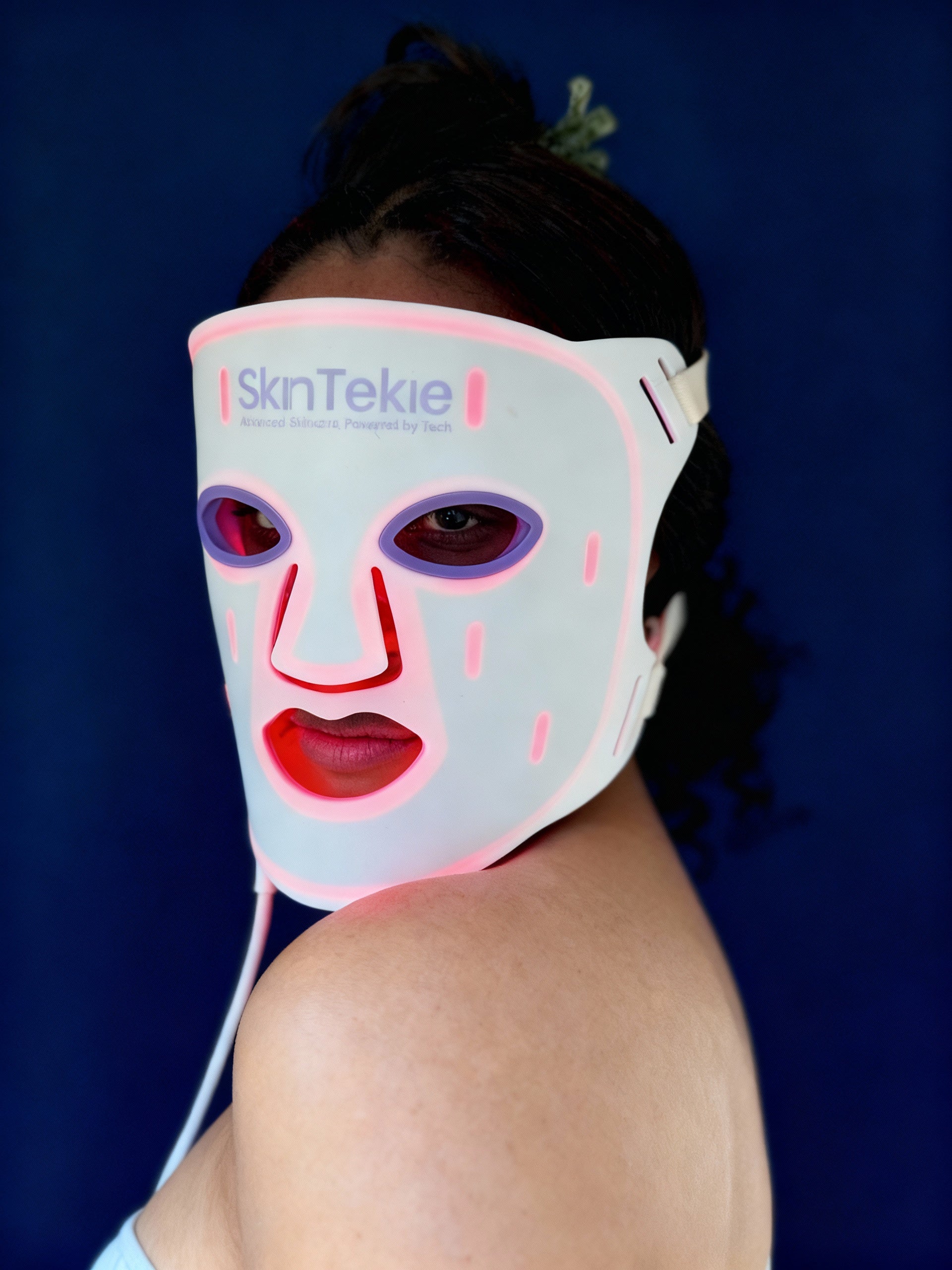 Red Light Therapy on a Model