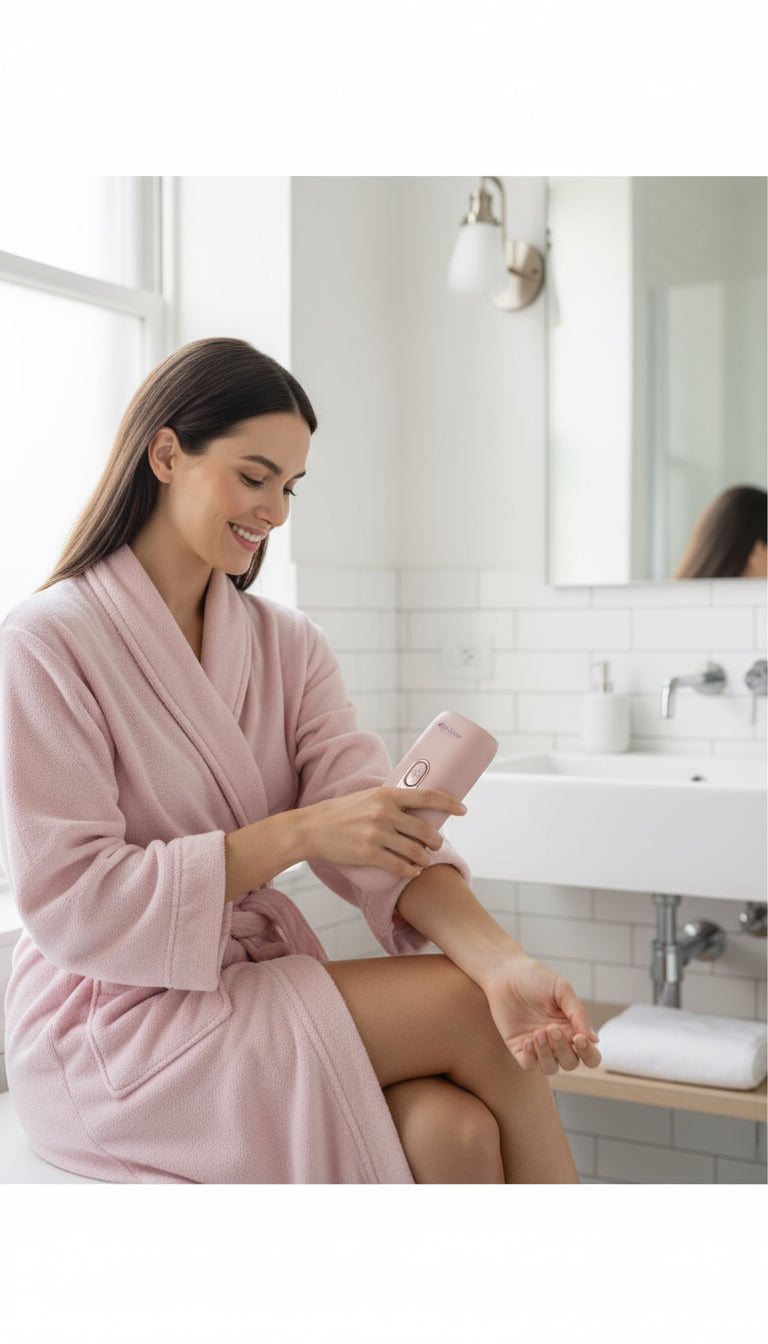 Skintekie IPL Hair Removal Device – Pain-Free, Ice-Cooling Technology